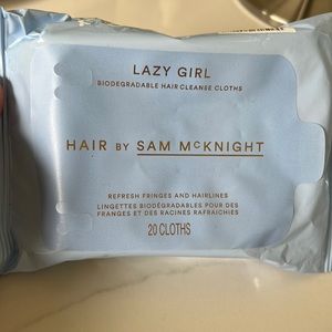 Hair by Sam McKnight Lazy Girl cleansing clothes